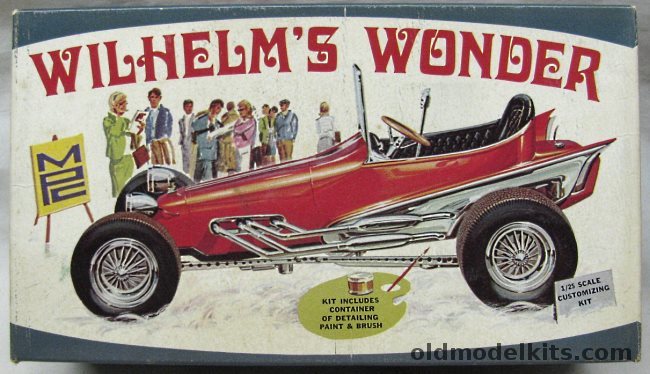 MPC 1/25 Wilhelms' Wonder 'The Wild Dream' - Joe Wilhelm's Award Winning Show Car, 600-170 plastic model kit